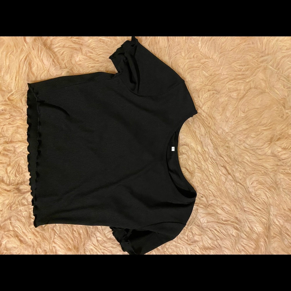 Black Crop Top
